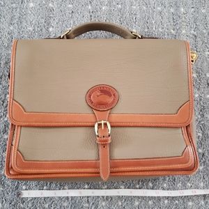 Vintage Dooney & Burke briefcase messenger bag